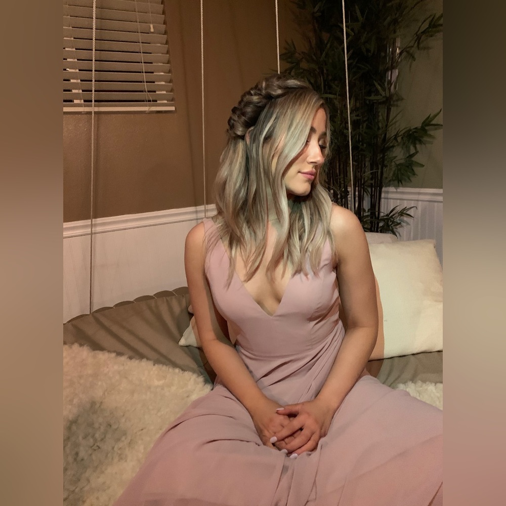 Anthropologie BHLDN WhippedApricot Bridesmaid Gown